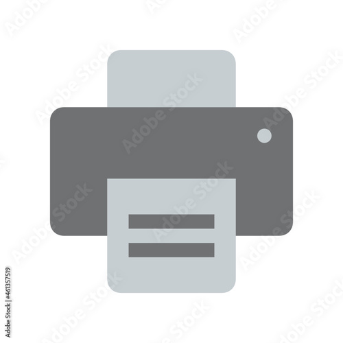 printer flat icon
