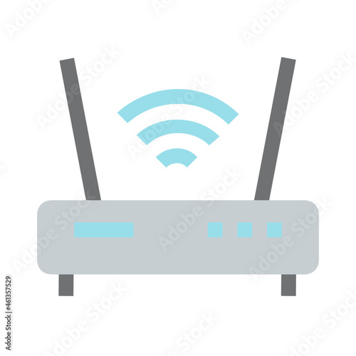 router flat icon