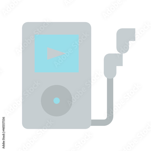 music player flat icon
