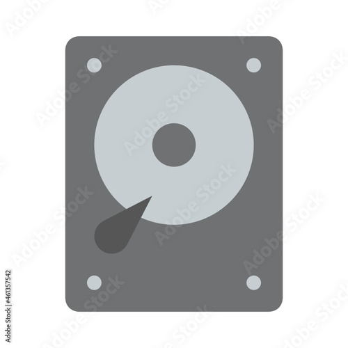 harddrive flat icon