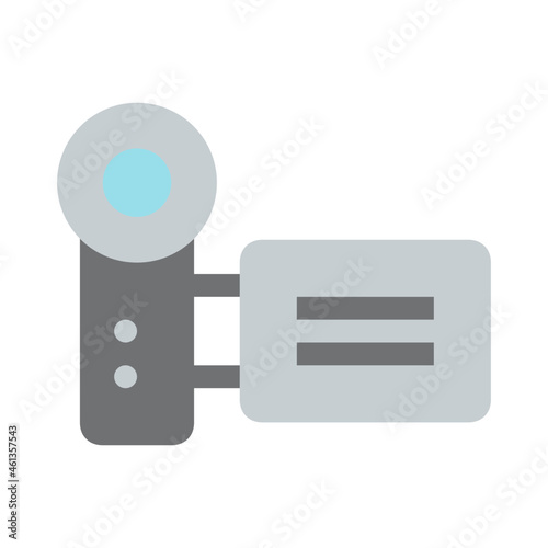 video camera flat icon