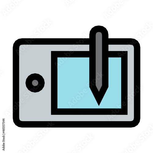 pen display flat icon