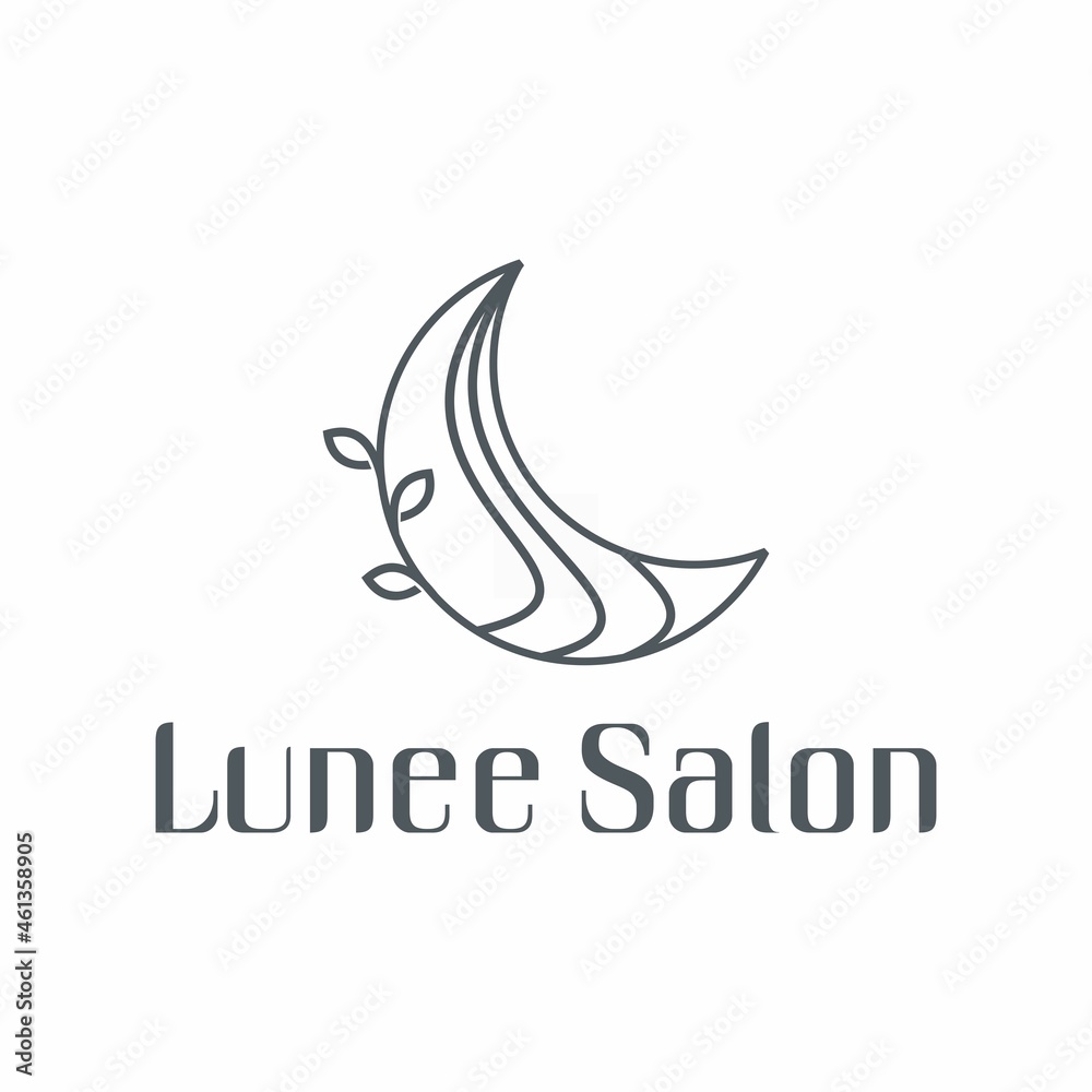 elegant crescent moon and star logo design line icon vector in luxury style outline linear elegant crescent moon and star logo design line icon vector in luxury style outline linear