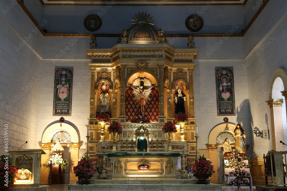 Obraz premium Kirche des Heiligen Augustinus in Baliuag, Provinz Bulacan, Philippinen