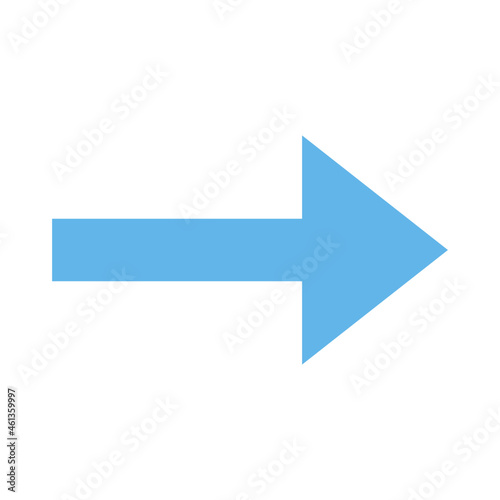right flat icon