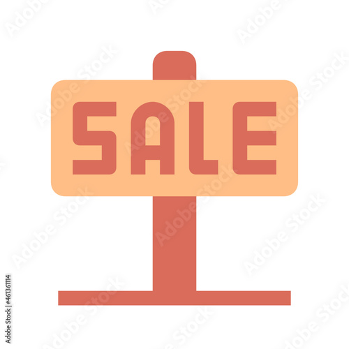 sale flat icon