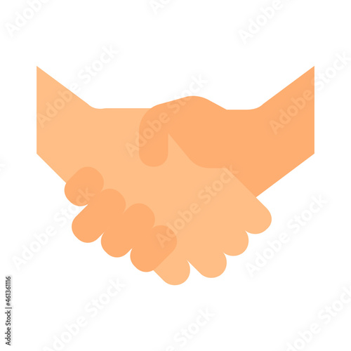 shakehand flat icon