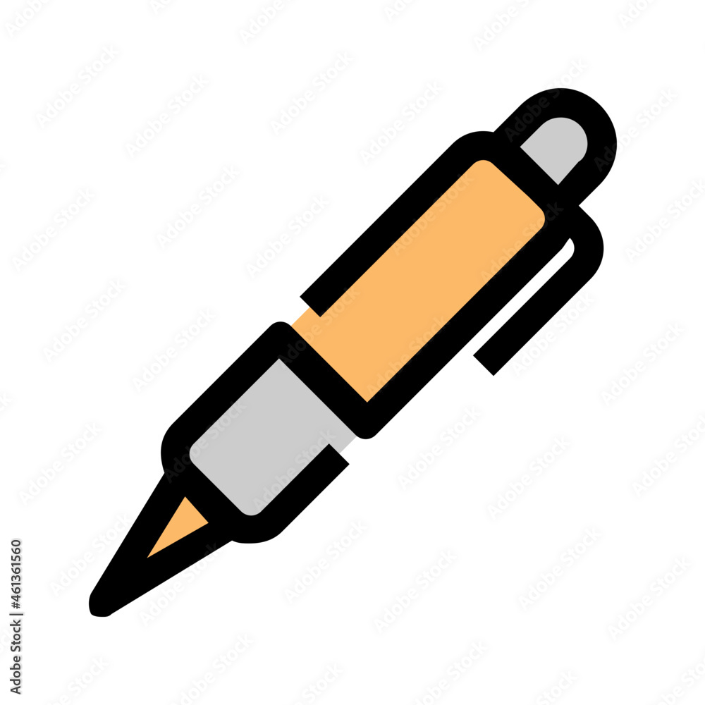 pen Color line icon