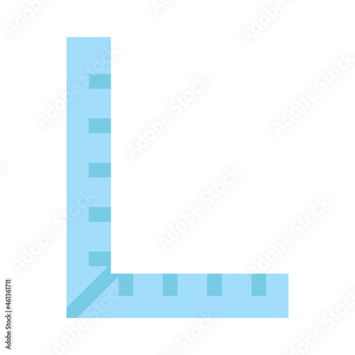 ruler flat icon