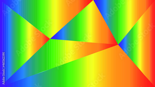Lgbt Concept.Geometric shapes and LGBT colors,desktop wallpaper,EPS10