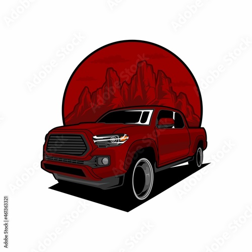 Adventure car vector