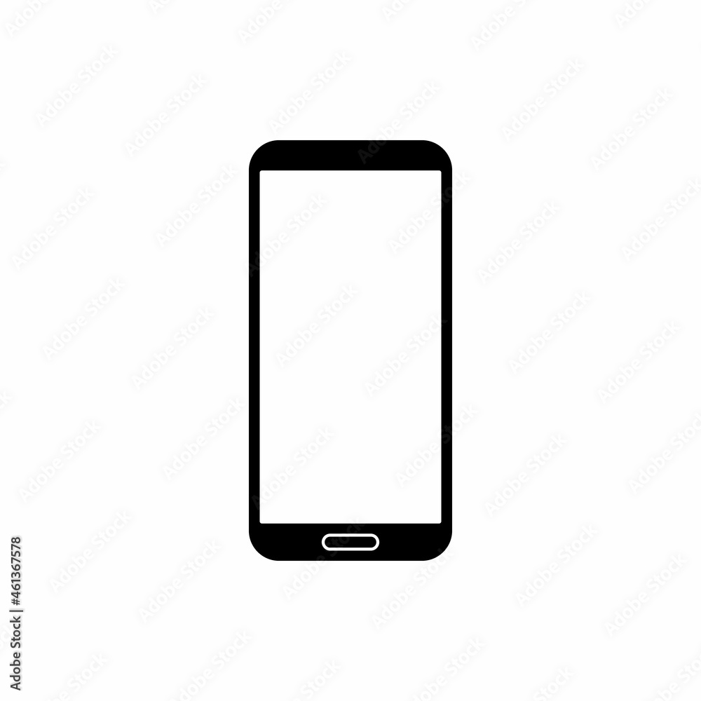 mobile smartphone mockup vector icon mobile smartphone mockup vector icon