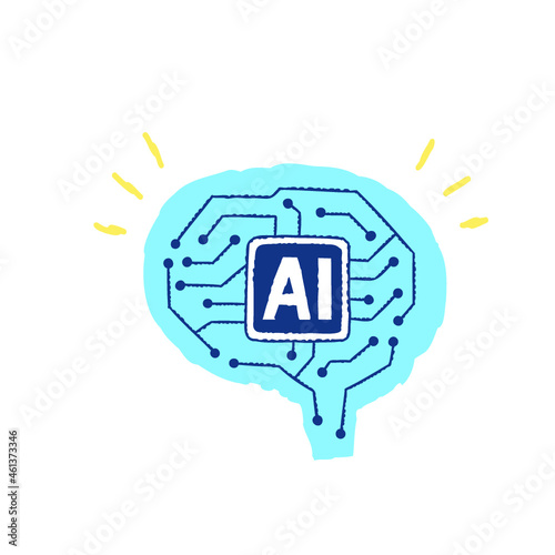 AI (人工知能）のイメージ