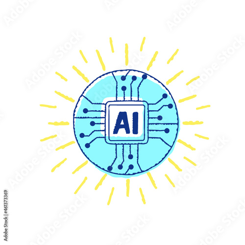 AI (人工知能）のイメージ