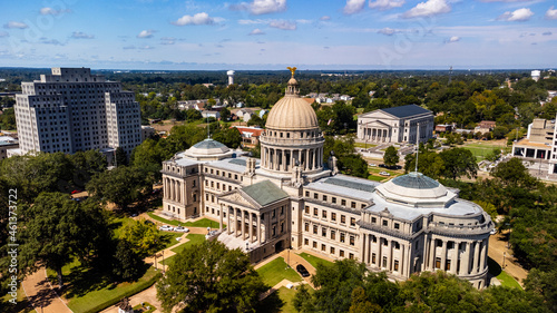 Mississippi State Capitol Building in Downtown Jackson, Mississippi. photo