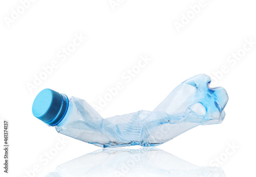 plastic small bottle of mineral water
