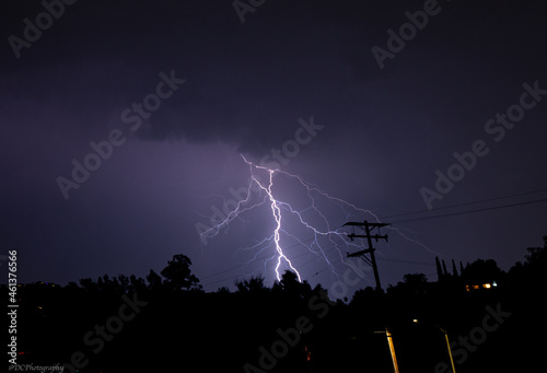 San Diego Lightning storm.