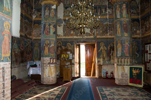  Snagov monastery , Romania (where Vlad Tepes aka Dracula is buried ) may,2017 ,inside the church
