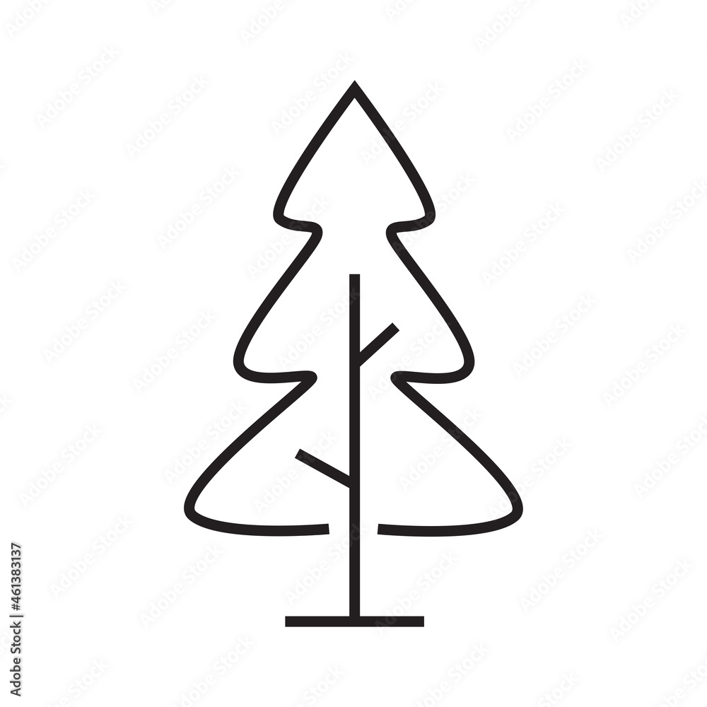 Tree line icon