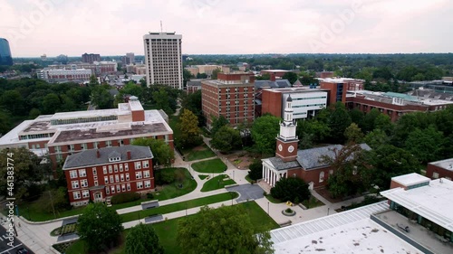 aerial pullout university of kentucky campus in lexington kentucky photo