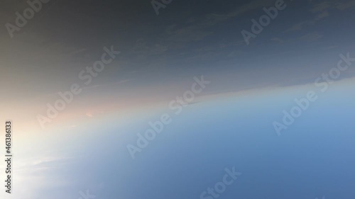 Skydiving. Summer. Free Falling. First person view.
