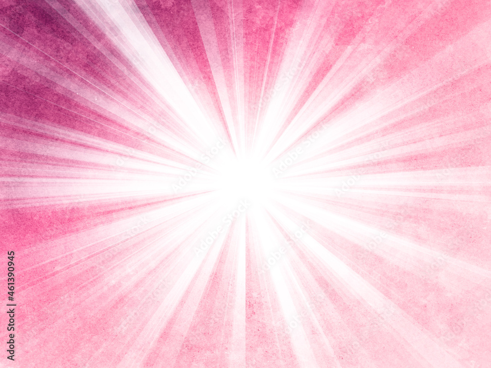 背景 背景素材 テクスチャ 壁紙 放射状 集中線 グラデーション 抽象的 質感 素材 ピンク Stock Photo Adobe Stock