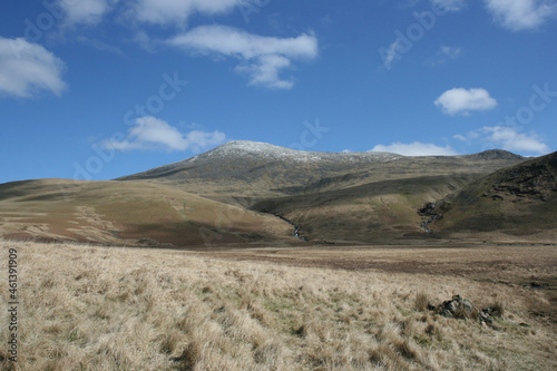 Blue sky over Scafell Pike photo