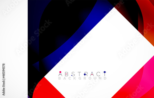 Minimal background. Abstract square shape with round corners created with wavy forms. Vector Illustration For Wallpaper, Banner, Background, Landing Page Free Download Minimal background. Abstract square shape with round corners created with wavy forms. Vector Illustration For Wallpaper, Banner, Background, Landing Page - GFXLoad