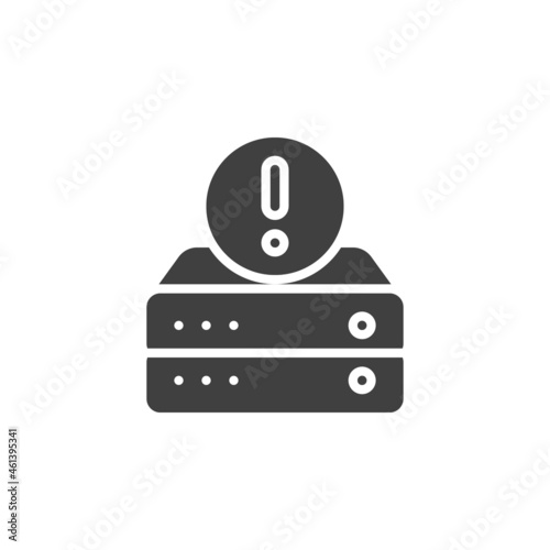 Data system error vector icon