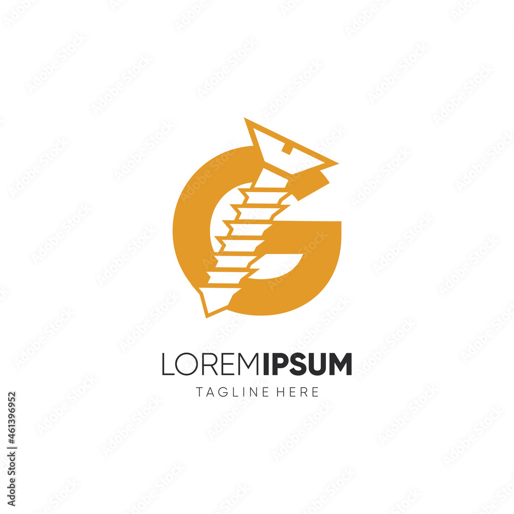 Letter G Initial Screw Logo Design Vector Icon Graphic Emblem Illustration Background Template Letter G Initial Screw Logo Design Vector Icon Graphic Emblem Illustration Background Template