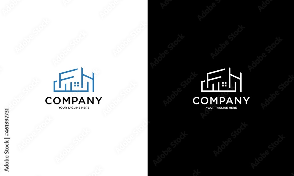 F and H letter with home concept. Very suitable in various business purposes, also for icon, symbol, logo and many more. F and H letter with home concept. Very suitable in various business purposes, also for icon, symbol, logo and many more.