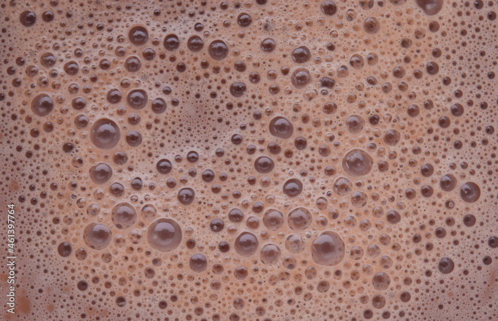 hot chocolate bubbles on the background hot chocolate bubbles on the background