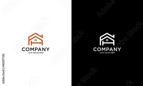 F and H letter with home concept. Very suitable in various business purposes, also for icon, symbol, logo and many more.