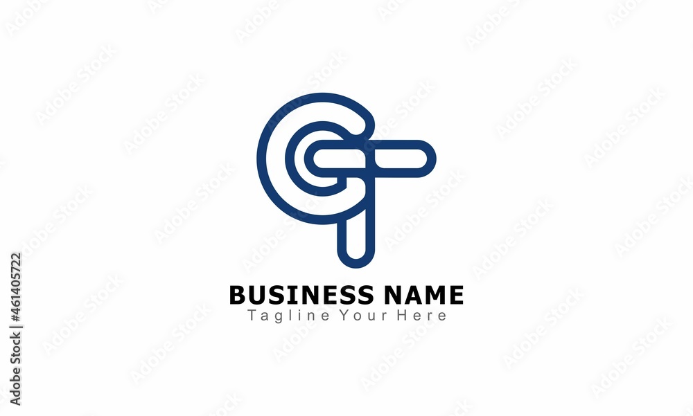 letter GT concept design business logo letter GT concept design business logo