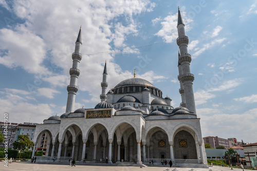 Obraz na płótnie Ankara Melike Hatun Mosque w salonie