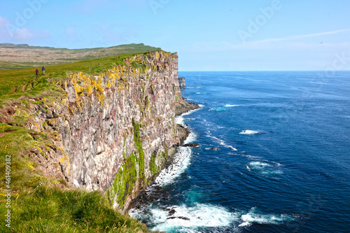 Fototapete These majestic high cliffs are in Latrabjarg promontory, westernmost point in Ic