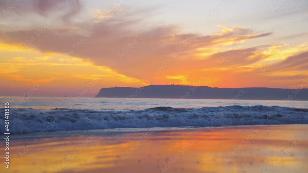 Sunset over the ocean in slow motion 180fps Sunset over the ocean in slow motion 180fps
