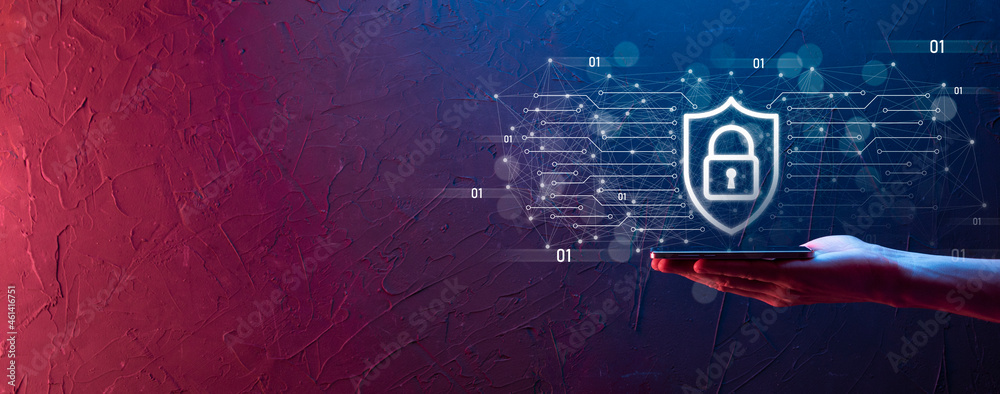 Business man hiold, use,press infographic icon of community technology ...