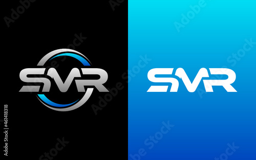 SMR Letter Initial Logo Design Template Vector Illustration photo