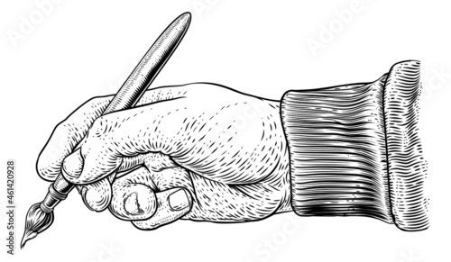 Artists Paintbrush Hand Vin...