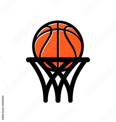 basketball logo simple