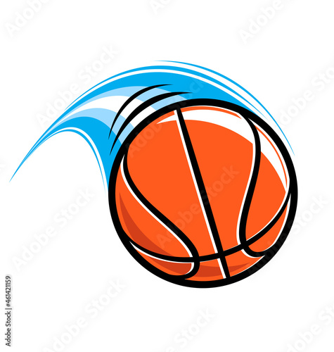 fast paced flying basketball