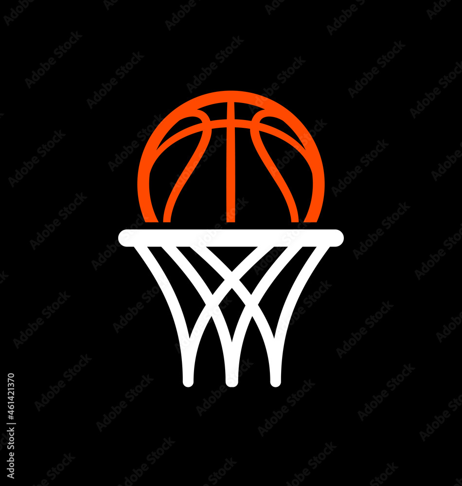 basketball logo simple stylized line drawing basketball logo simple stylized line drawing