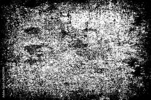 Dirty grunge background. The monochrome texture is old. Vintage worn pattern. The surface is covered with scratches