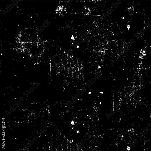 Dirty grunge background. The monochrome texture is old. Vintage worn pattern. The surface is covered with scratches