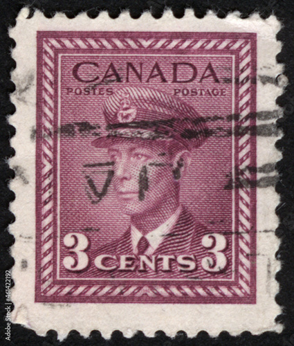 Postage stamps of the Canada. Stamp printed in the Canada. Stamp printed by Canada.