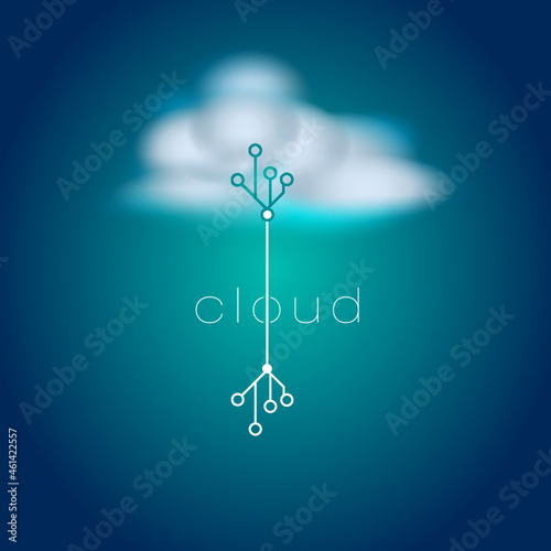 Cloud computing - internet service connected 