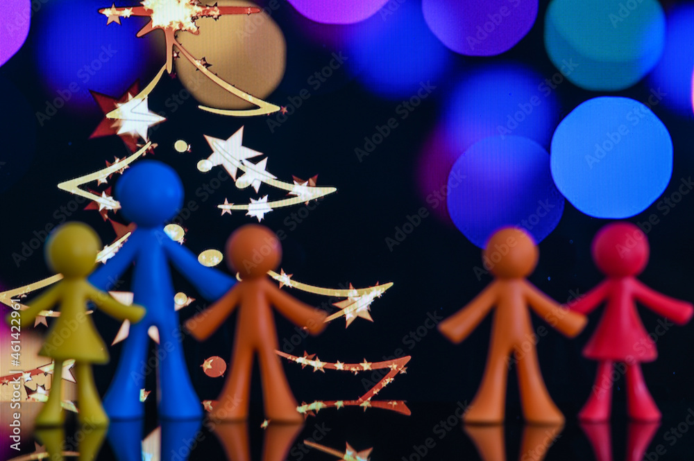 fete noel nouvel an famille sapin fete noel nouvel an famille sapin