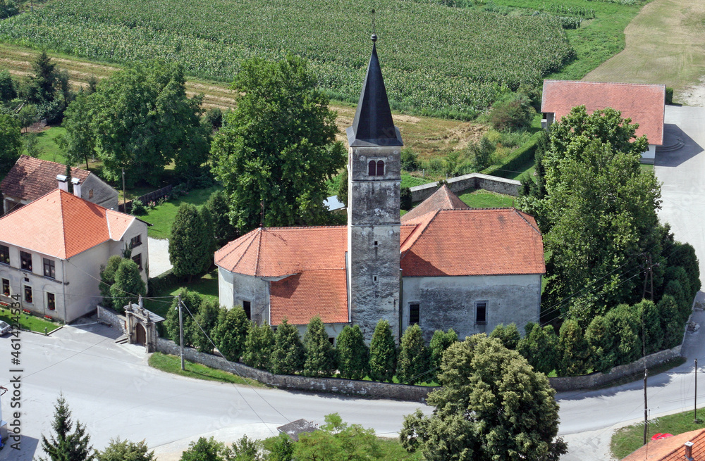Church of the Our Lady of Snows of the Snows in Volavje, Croatia