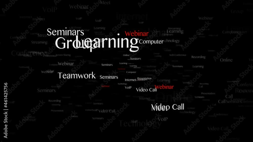 WEBINAR Keywords Animation, Background, Loop, 4k
WEBINAR Keywords Animation, Background, Loop, 4k